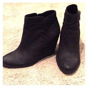 Black, Jessica Simpson ankle booties.